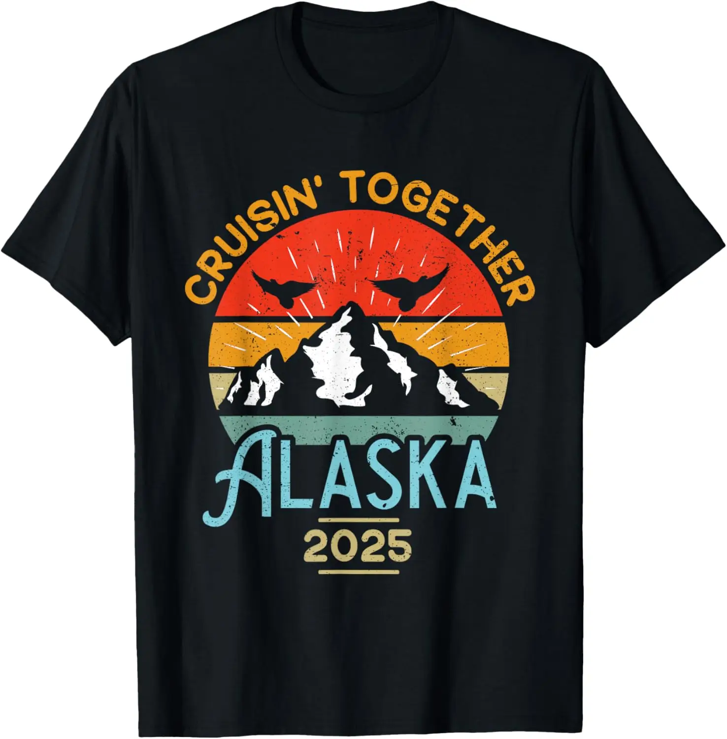 Matching Family Friends and Group Alaska Cruise 2025 T-Shirt