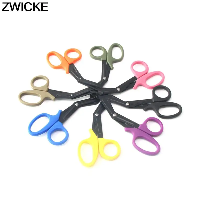 1pcs Outdoor Survive Paramedic Rescue Utility Shear Emergency Gauze Scissor First Outdoor Camp Medical Nurse Hike Trauma Aid