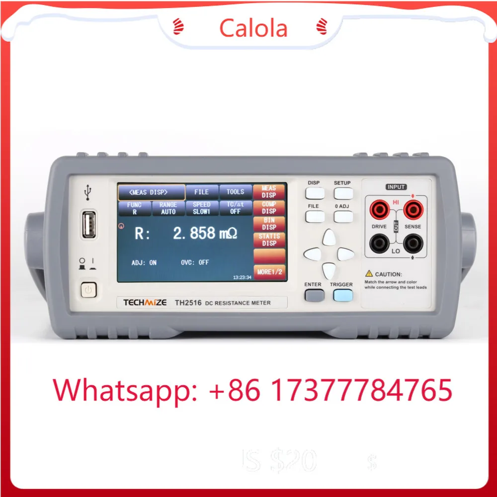 

Измеритель сопротивления PLC Qiaozin TH2516, микроомметр постоянного тока