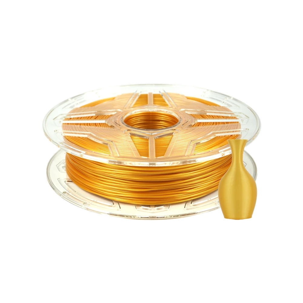 LeoPlas Gold TPU Filament Golden Flexible 1.75mm 1kg 95A Shore Hardness For FDM 3D Printer Consumables Printing Supplies