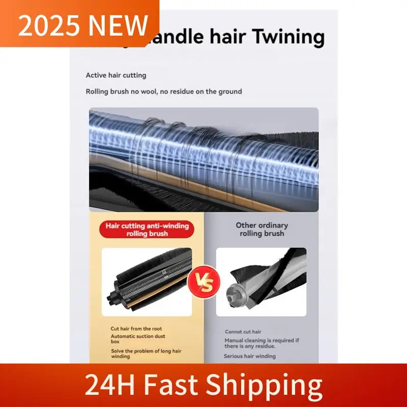 

2025 Trend For Dreame X30,S10PU Mechanical Arm Series Sweeping Robot Anti Entanglement Cutting Roller Brush