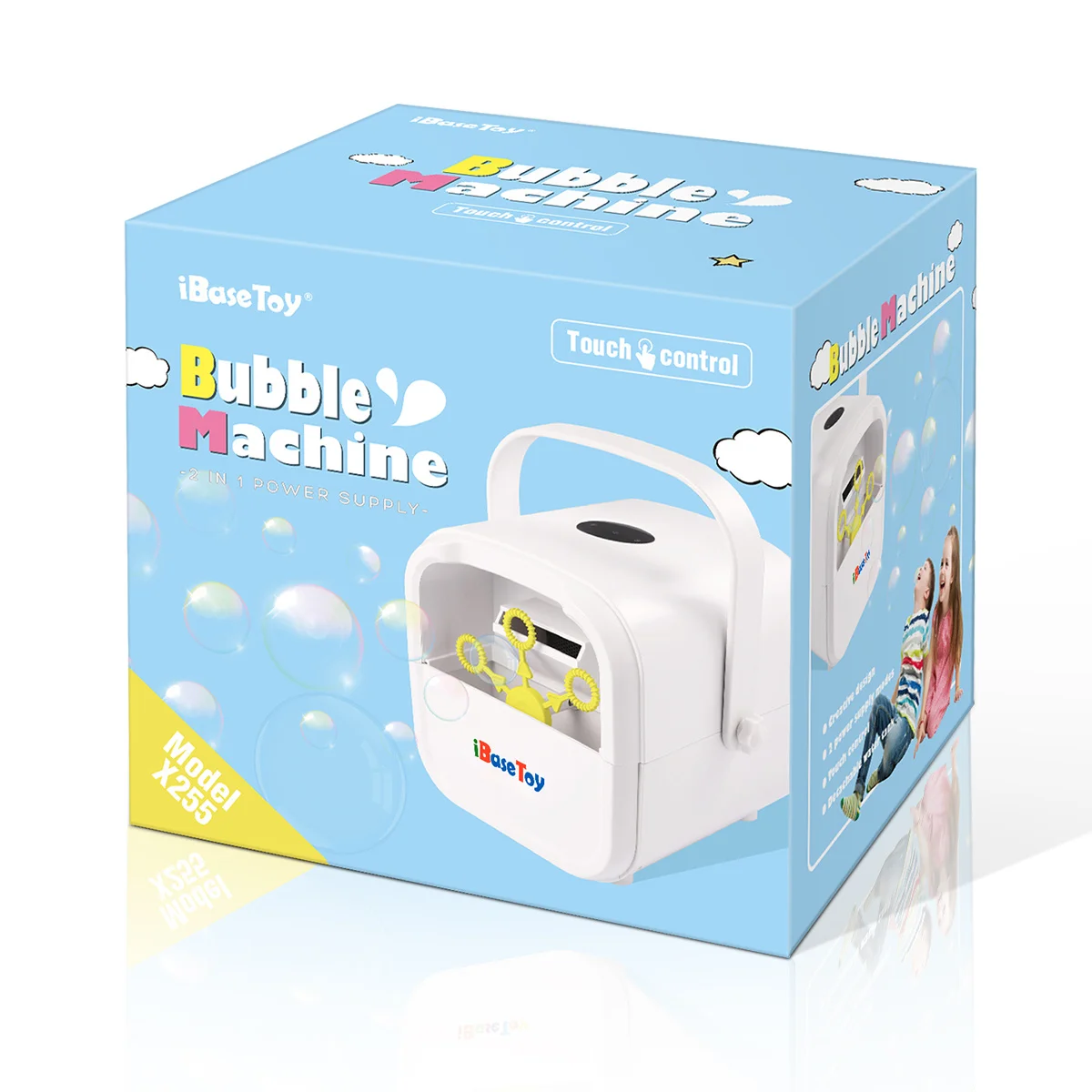 Máquina elétrica de soprar bolhas, fabricante automático, soprador de bolhas, casamento