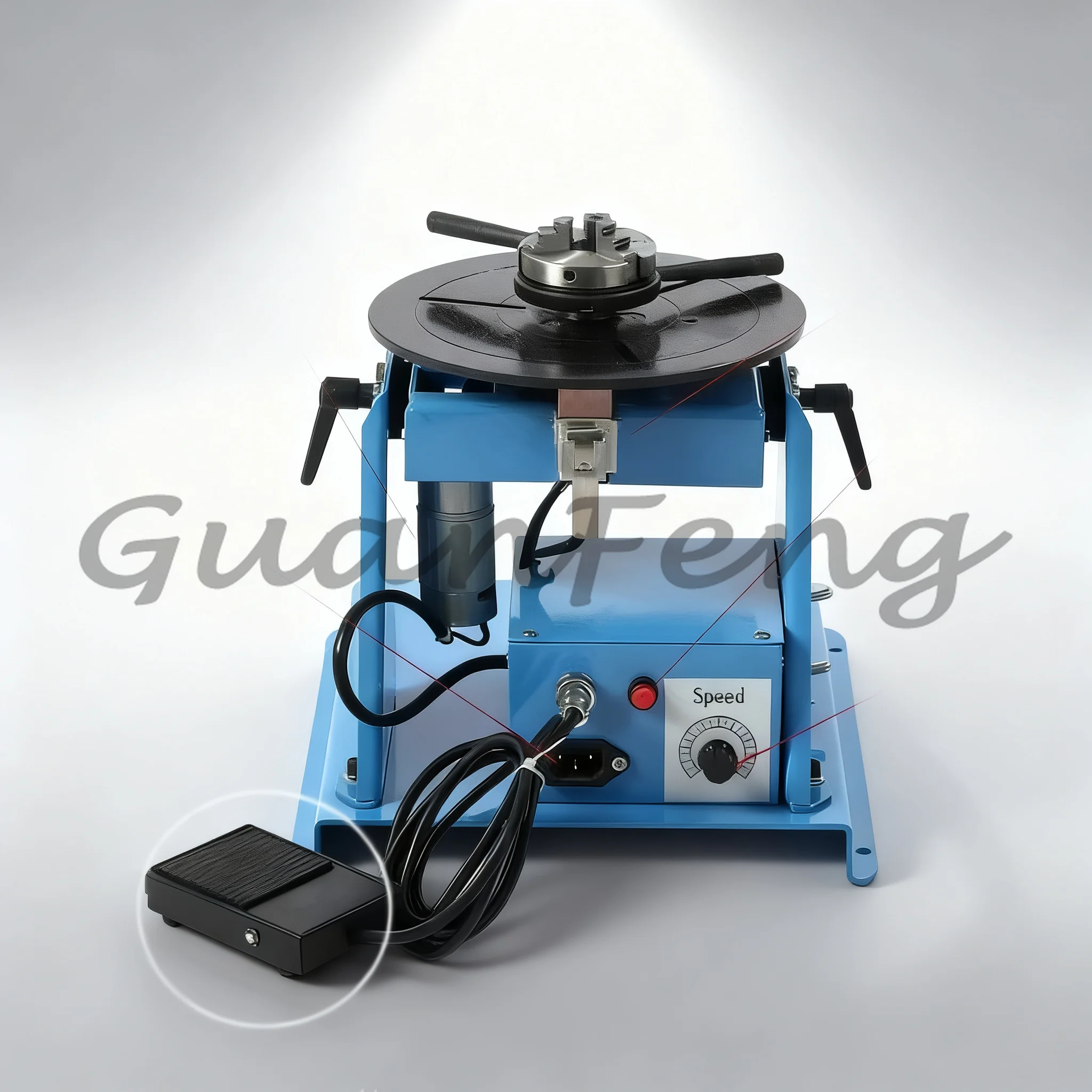 High Quality 10kg Small Welding Positioner, Automatic Welding Turntable with 65mm Chuck for Combined Welding Work