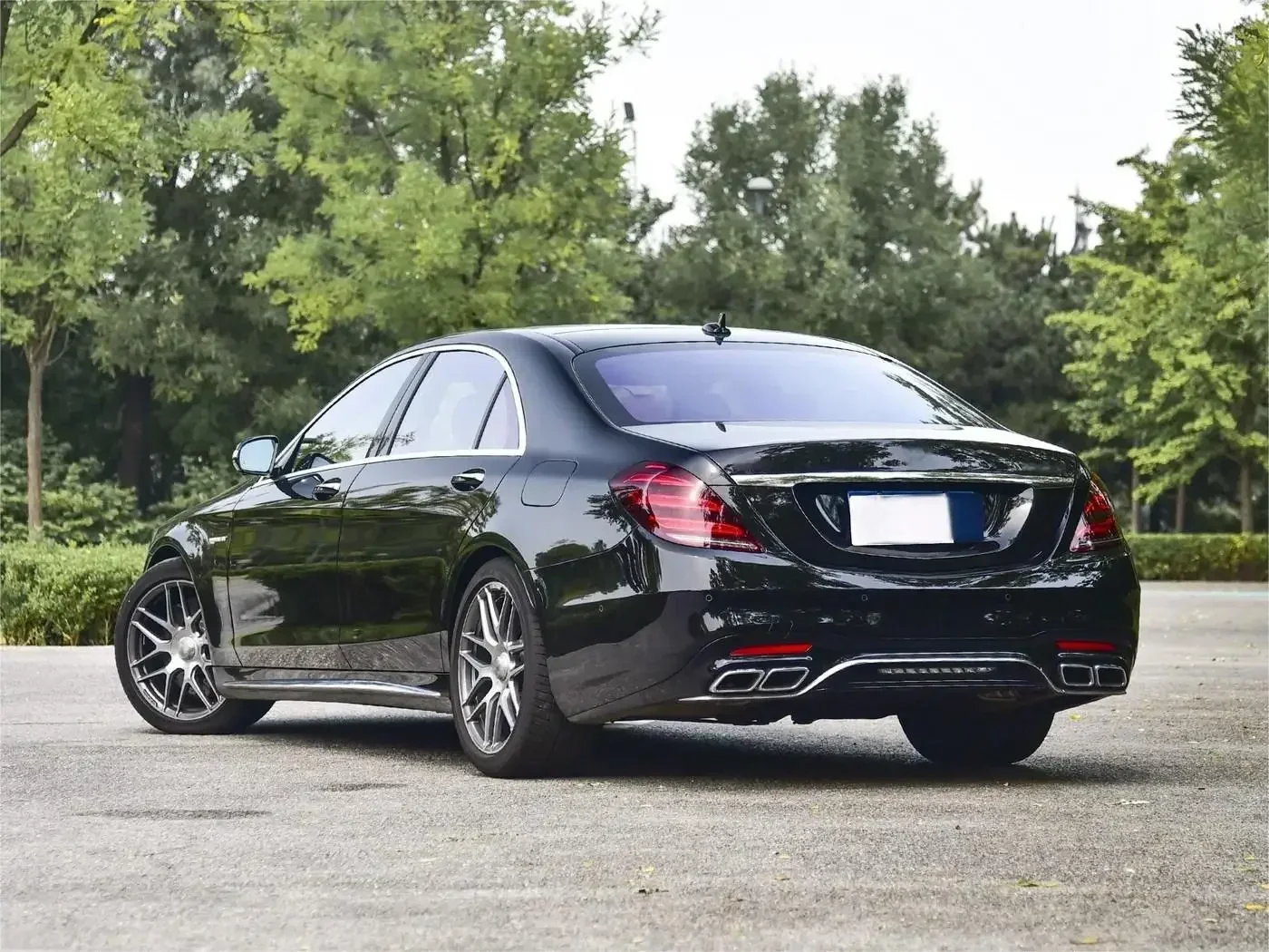 Tělo souprava pro mercedes benz s-class 2014-2020 W222 facelift na S63 AMG modelka vysoký kvalita LED světlomet hojnost spojování výfuk