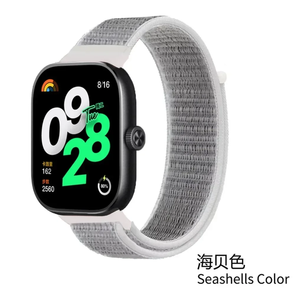 Breathable Strap for Redmi Watch 5 4 Nylon Loop Replaceable Wristband Smart Watch Belt for Xiaomi Mi Band 9 8 Pro Sports Band