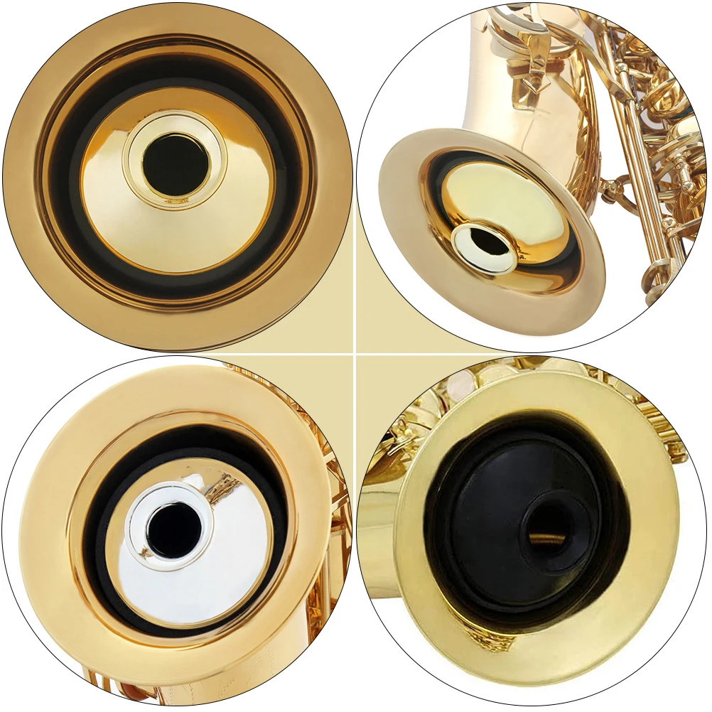 

3 Pcs Saxophone Mute Tone Muffler Alto Saxaphone Mutes Accessories Dampener Abs Noise
