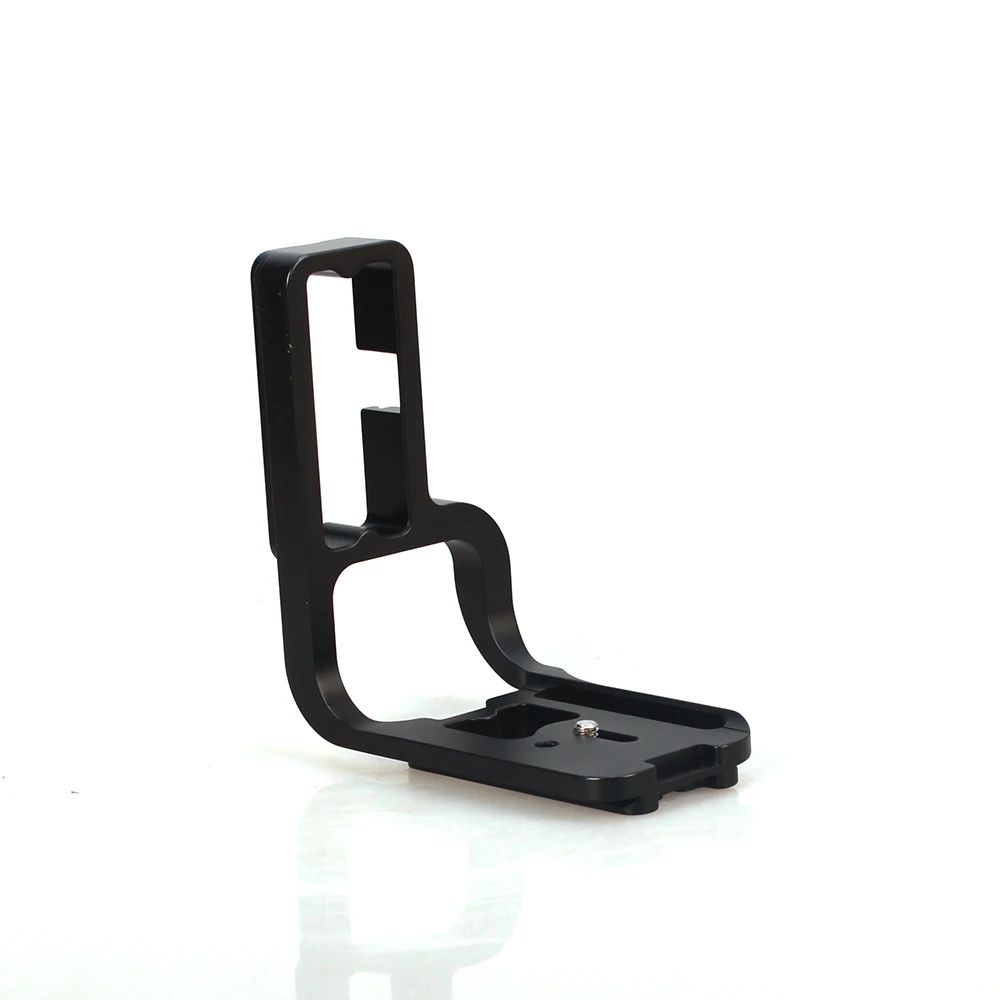 Custom One-piece L-bracket for 5D Mark II 5DII 5D2 DSLR Camera w/ Battery Grip Arca Compatible L Plate