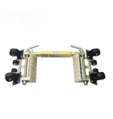 1Ton 2Ton 3Ton Off-Road Vehicle Dolly Jack, 6 Wheels Trailer Auxiliary Loading Lift for Car RV ATV Tire Moving Heavy Duty Tool
