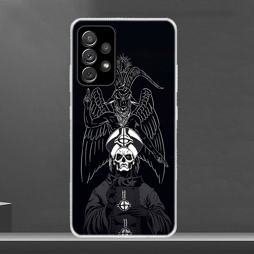 Ghost Papa Emeritus Soft Phone Case for Samsung Galaxy A51 A71 A41 A31 A21S A11 A10 A20E A30S A40 A50S A70 A6 A7 A8 A9 Plus +