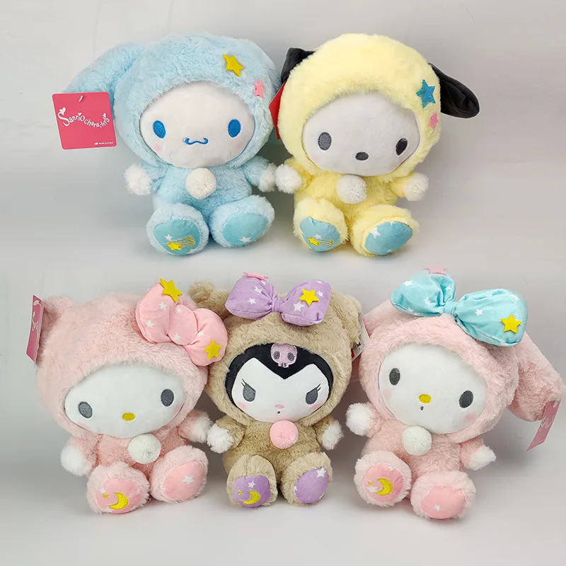 

Sanrio анимационная Мелодия Hello Kitty Kulomi Cinnamorol Onpompurin Kawaii плюшевая игрушка кукла украшение комнаты игрушка для детей подарок