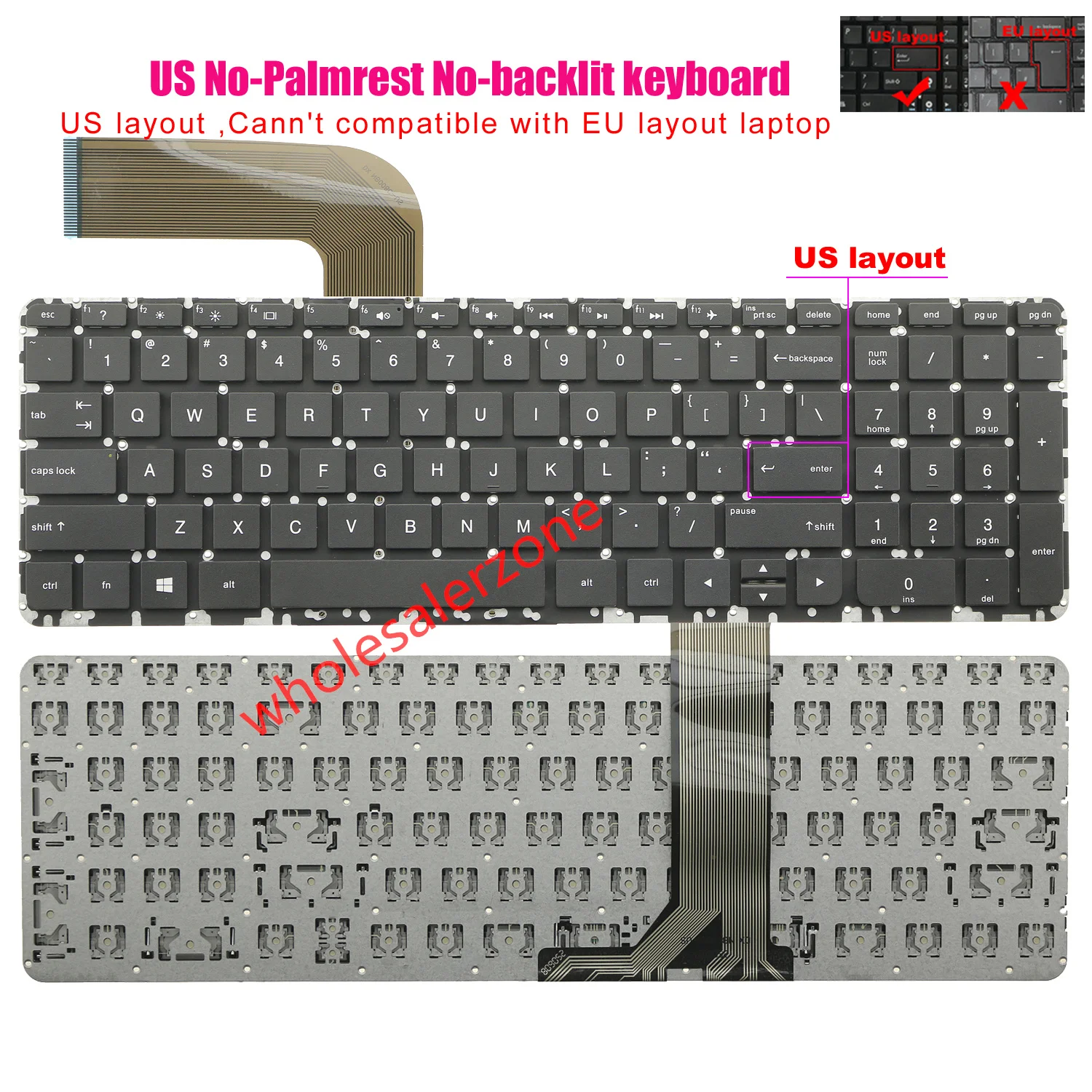 

Клавиатура США для HP Pavilion 17-P000, 17-Pxxx Series 17-p120wm 17-p121wm 17-p147cl 17-p160nr 17-p161dx 17-P080ca 17-P040ca