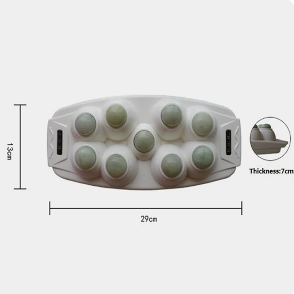 MTZION Handheld Foldable Physical Therapy Jade Heating Massager Therapeutic Device for Body Health Care and Muscle Stimulator