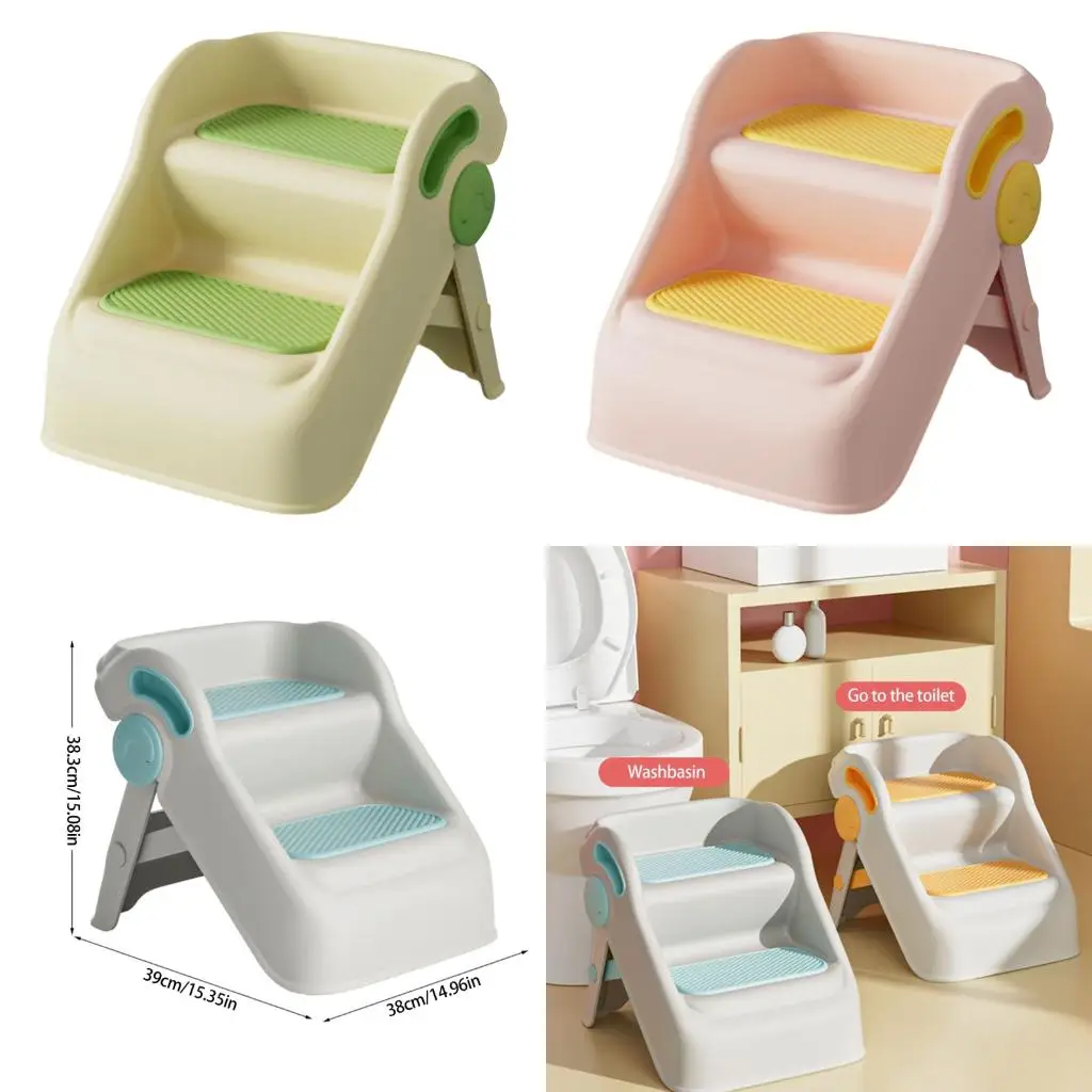 Anti Slip Bathroom Step Stool Foldable Small Designs Step Stool for Toddlers high quality
