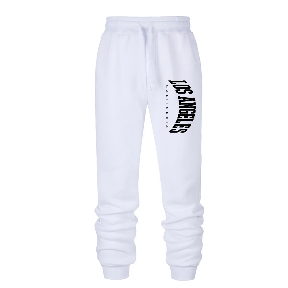 

LOS ANGELES GALIFURHIAосень и зима, для удобных спортивных брюк для мужчин, уличные брюки Harajuku, для бега и бега, размер