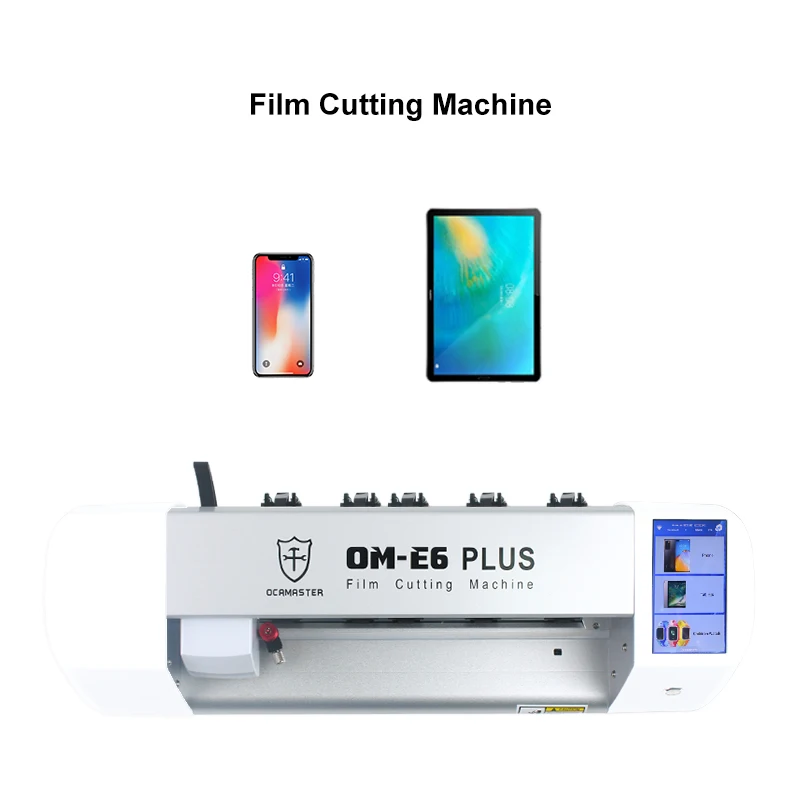 OCAMaster OM-E6 PLUS 16inch Unlimited Film Cutting Machine Built-in Operation Screen Integrated Design For Phone Film Cutting