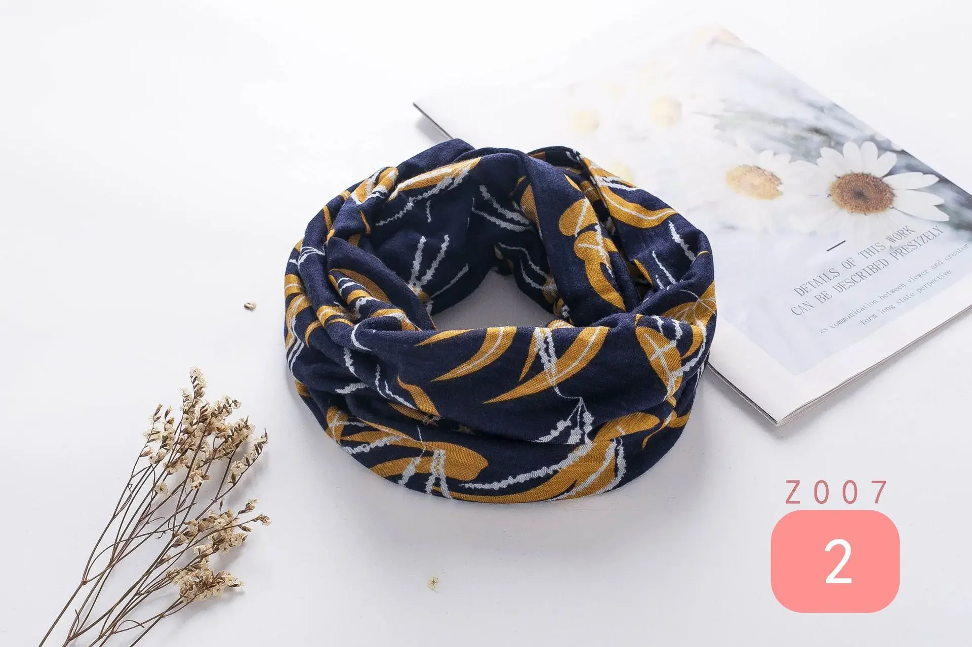 

Tcyeek, 100%Pure Wool Mesh Warm Scarf, Women Printed, Versatile Cold Prevention Daily Muffler, 2024 Autumn Winter New A46597QC