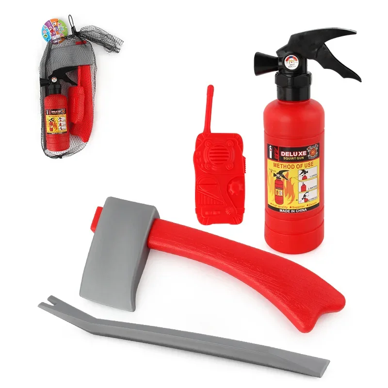 Kinderen Simulatie Brandweerman Speelgoedset Brandweerman Cosplay Prop Plastic Brandweerman voor Kinderen onderwijs Gift Fire Props