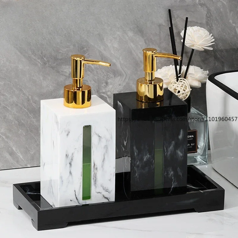 

Полимерная бутылка для дезинфицирующего средства для рук, Высококачественная бутылка для шампуня для отеля, бутылка для дозирования геля для душа, нордическая смола