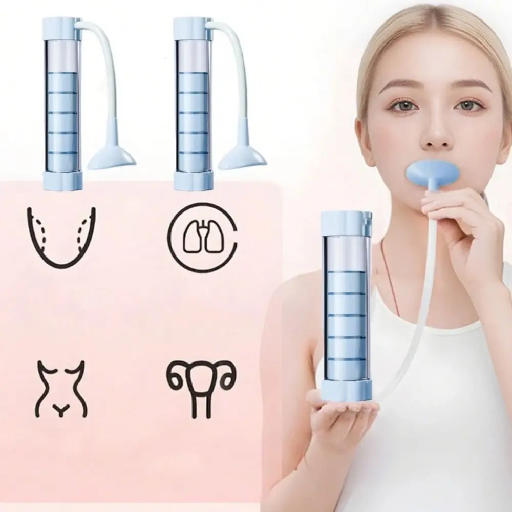 Respiratory Trainer Breathing Exercise Device Training Setup Muscle Training Abdominal Muscle Trainer Capacity Training