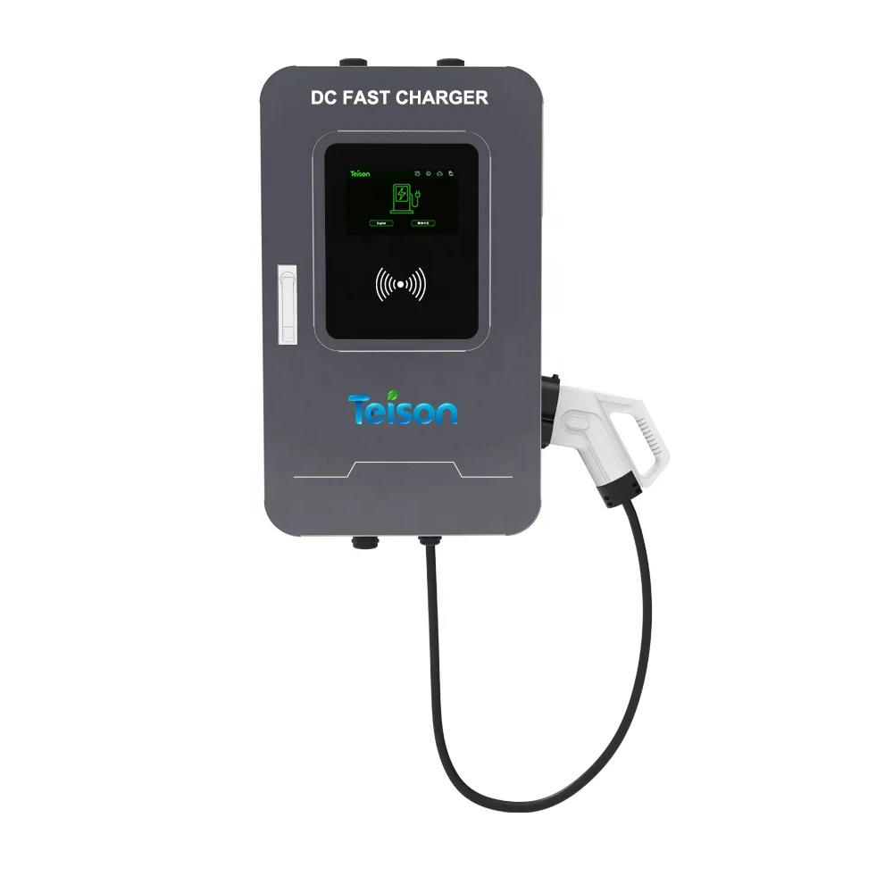 Teison 30KW DC wall mounted home ev fast charging station CCS-1/2 for electric vehicles