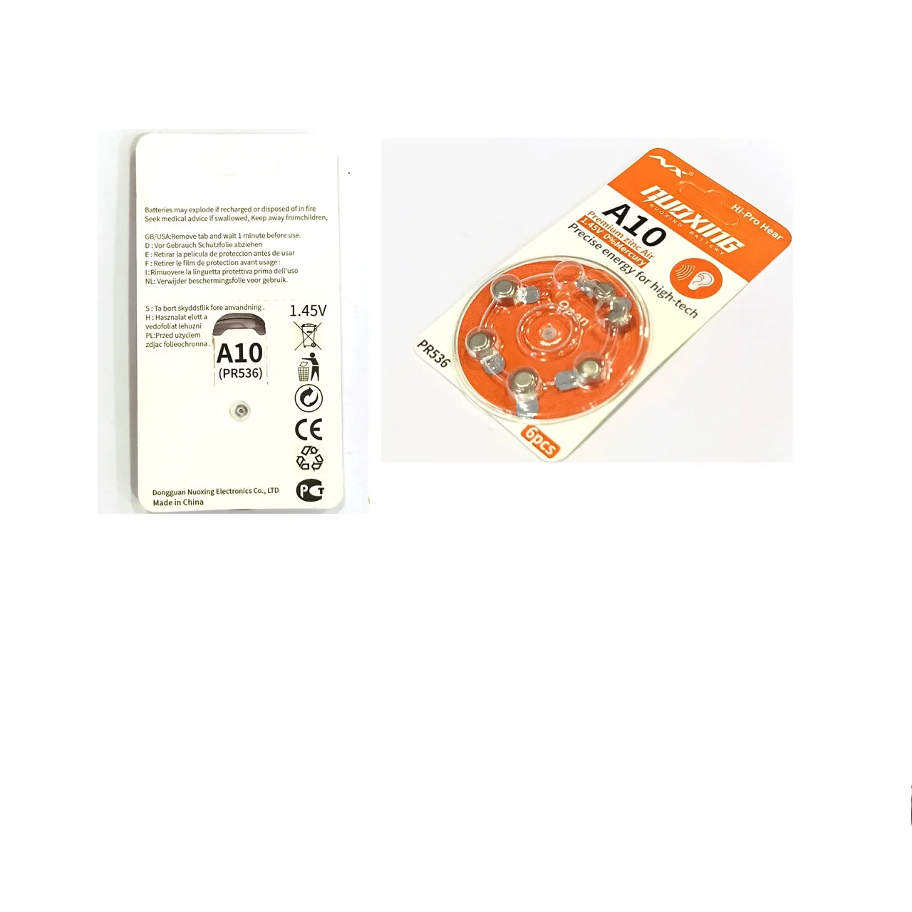 補聴器用電池 A10 10A ZA10 10 S10 PR70 RAYOVA PK 亜鉛空気電池 10/A10 エアデバイス電池 サウンドアンプ用 ドロップシッピング