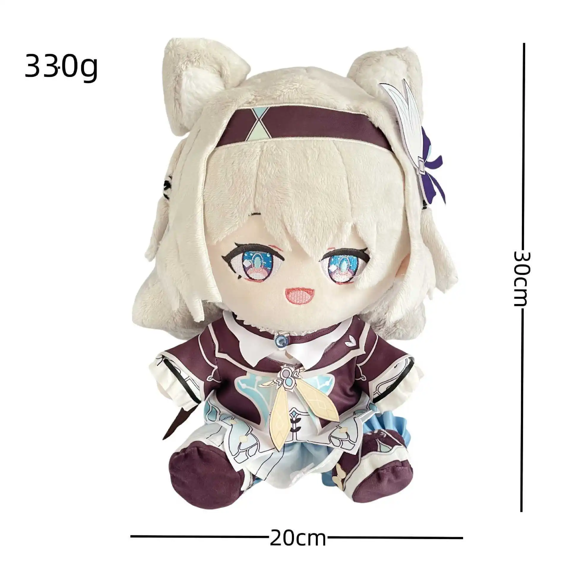 30cm Honkai: Star Rail Firefly Plush Toys Anime Figure Plushies Stuffed Cotton Doll Clothes Suit Soft Pillow Kids New Year Gifts