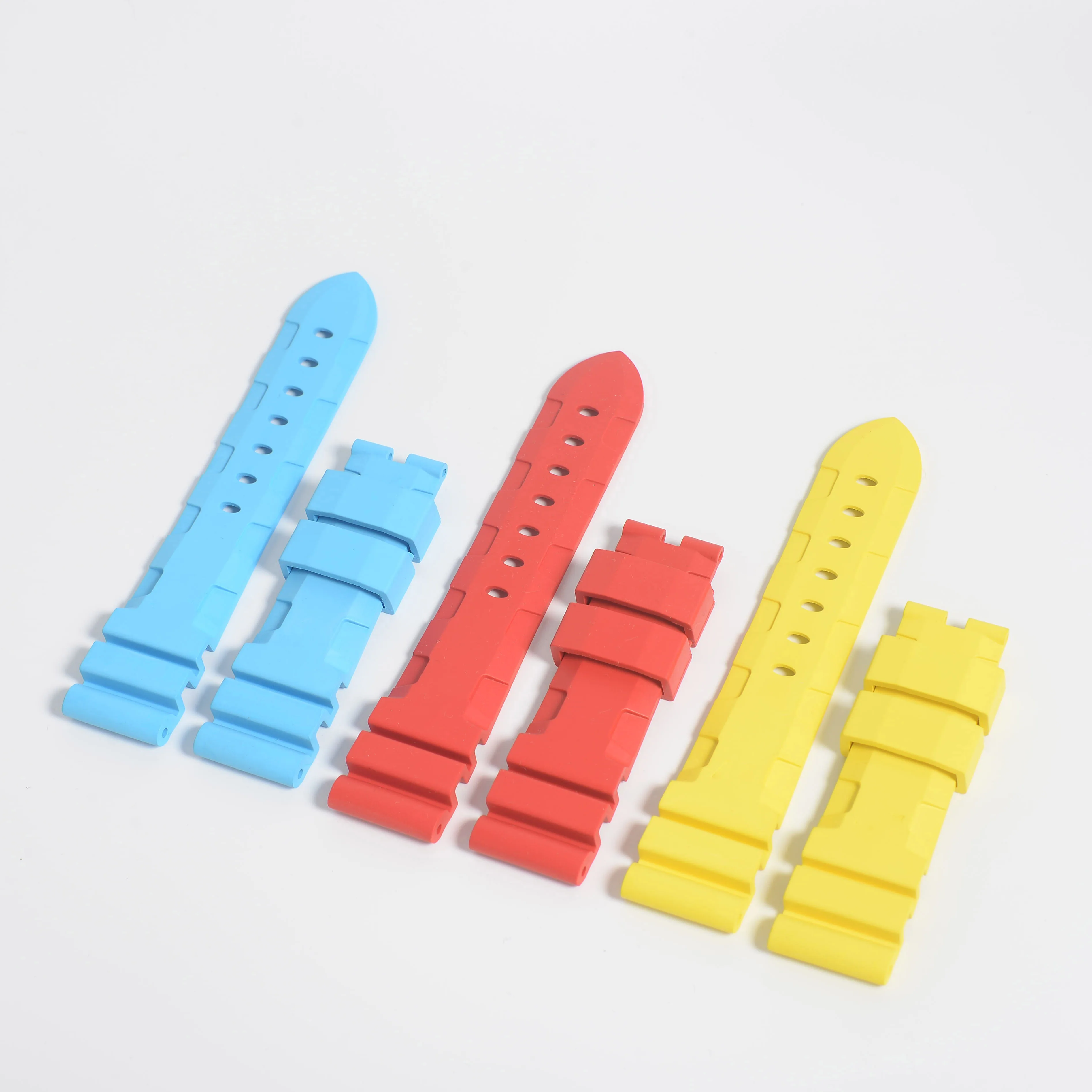 

22mm 24mm 26mm FKM Fluoro Rubber Watchband For Panerai Strap For PAM1392/0682 Belt Accessories