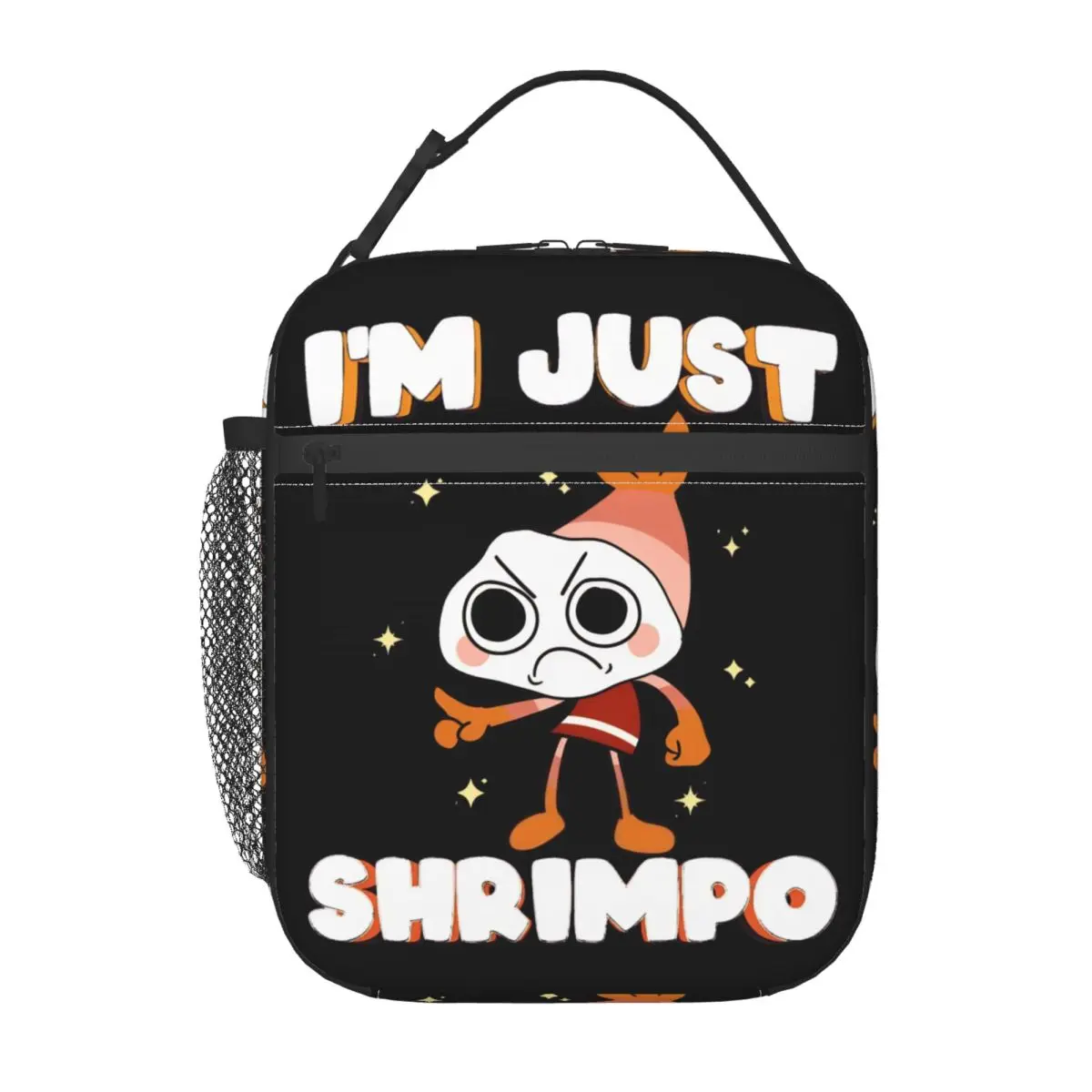 I'm Just Shrimpo Dandys World Shrimpo Lunchtaschen, großer Lunchbehälter, Kühltasche, Lunchbox, Tragetasche, Büro, Outdoor, Mädchen, Jungen