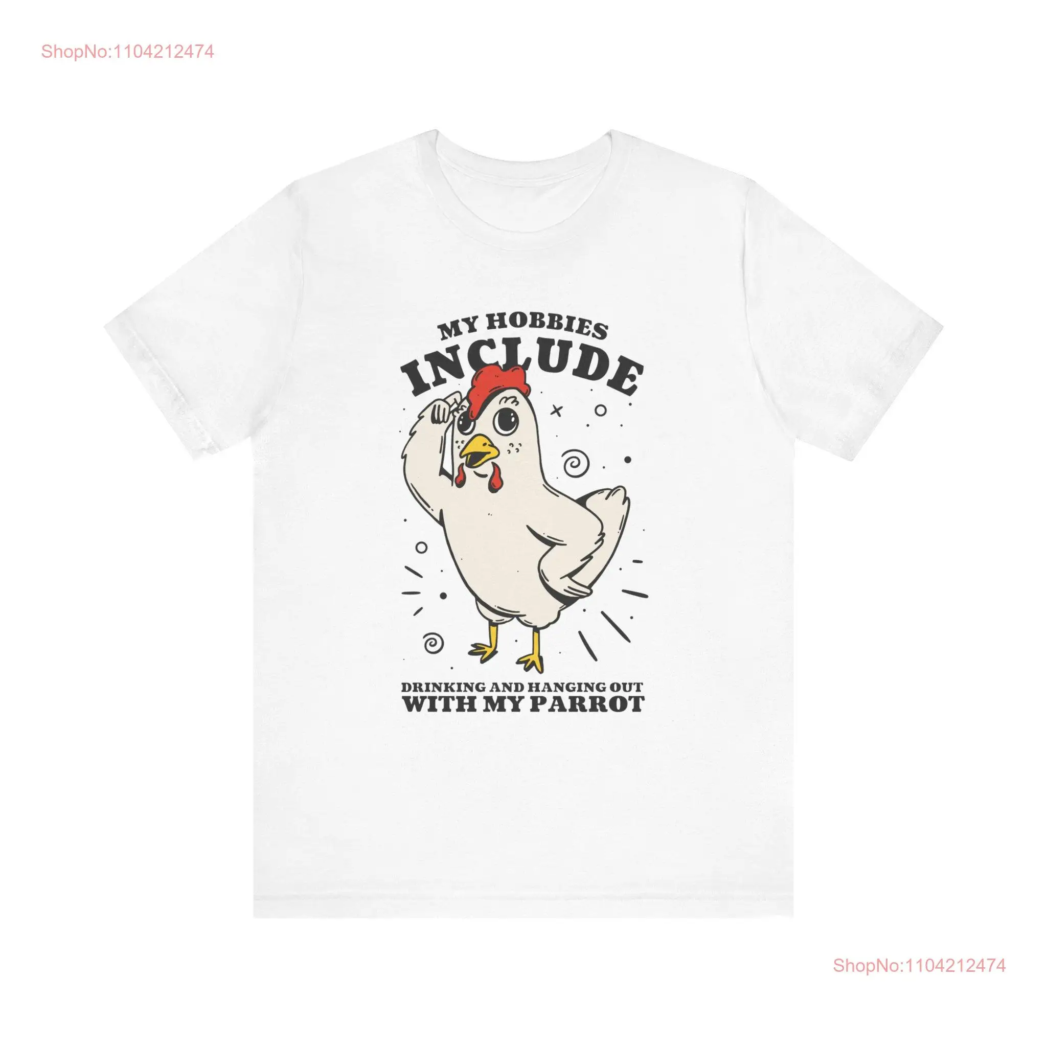 Confused Chicken T Shirt Funny Drinking and Chickens Hobby Cute Farm Apparel Hilarious for Enthusiasts Idea