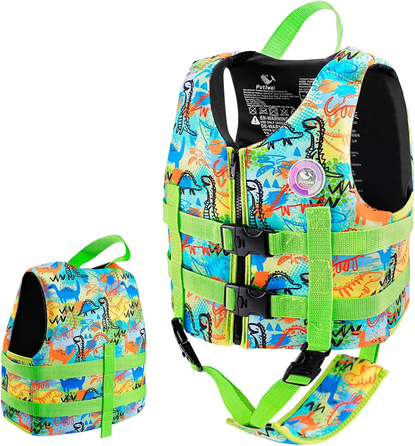 

Детский плавательный жилет с регулируемыми лямками - неопреновый и пенополиэтиленовый (EPE) жилет для обучения плаванию