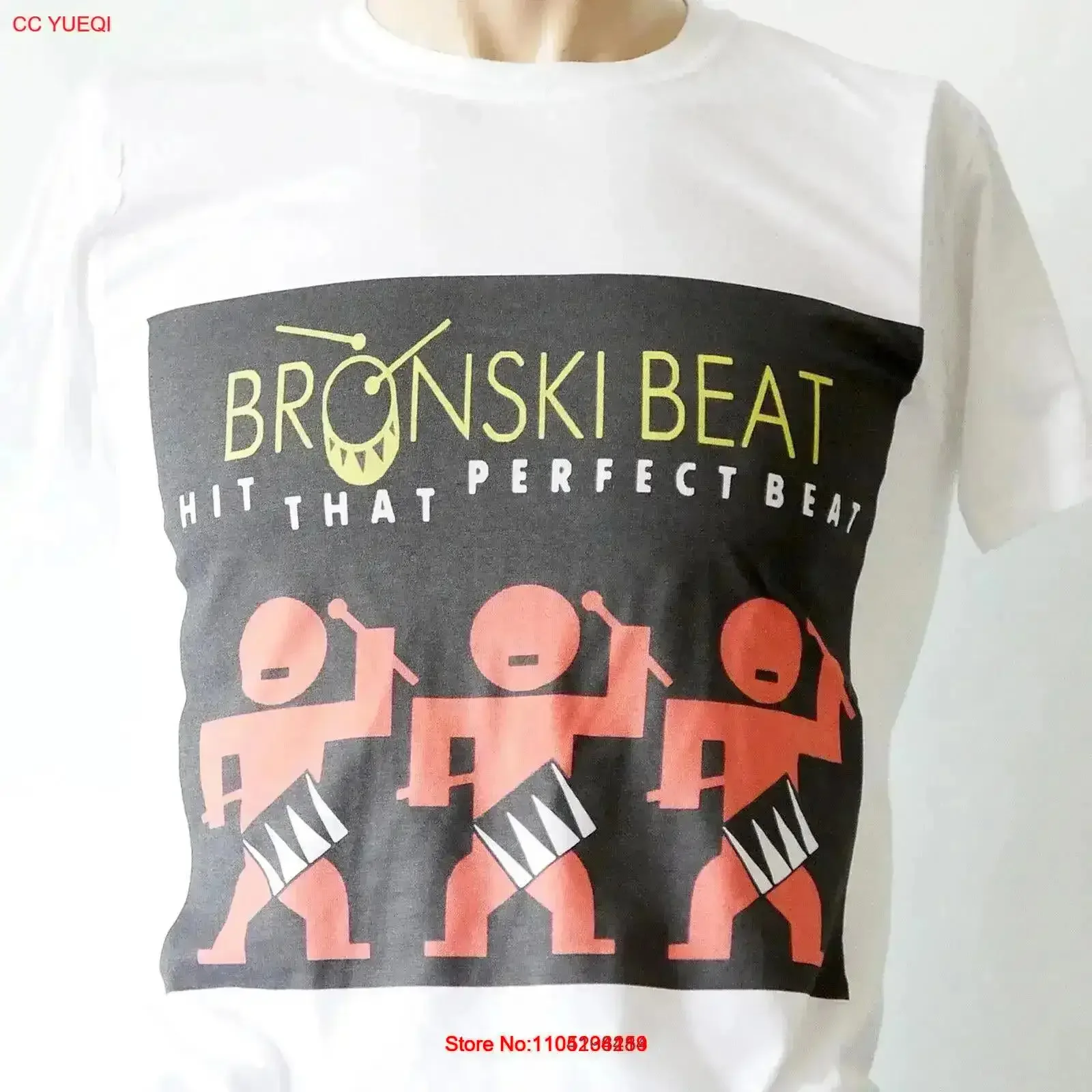 برونسكي فوز الكهربائية البوب روك الأبيض تي شيرت S 3XL خمر غسلها مصمم الملابس الشارع الشهير تنوعا عادية أنيقة قليلا #1