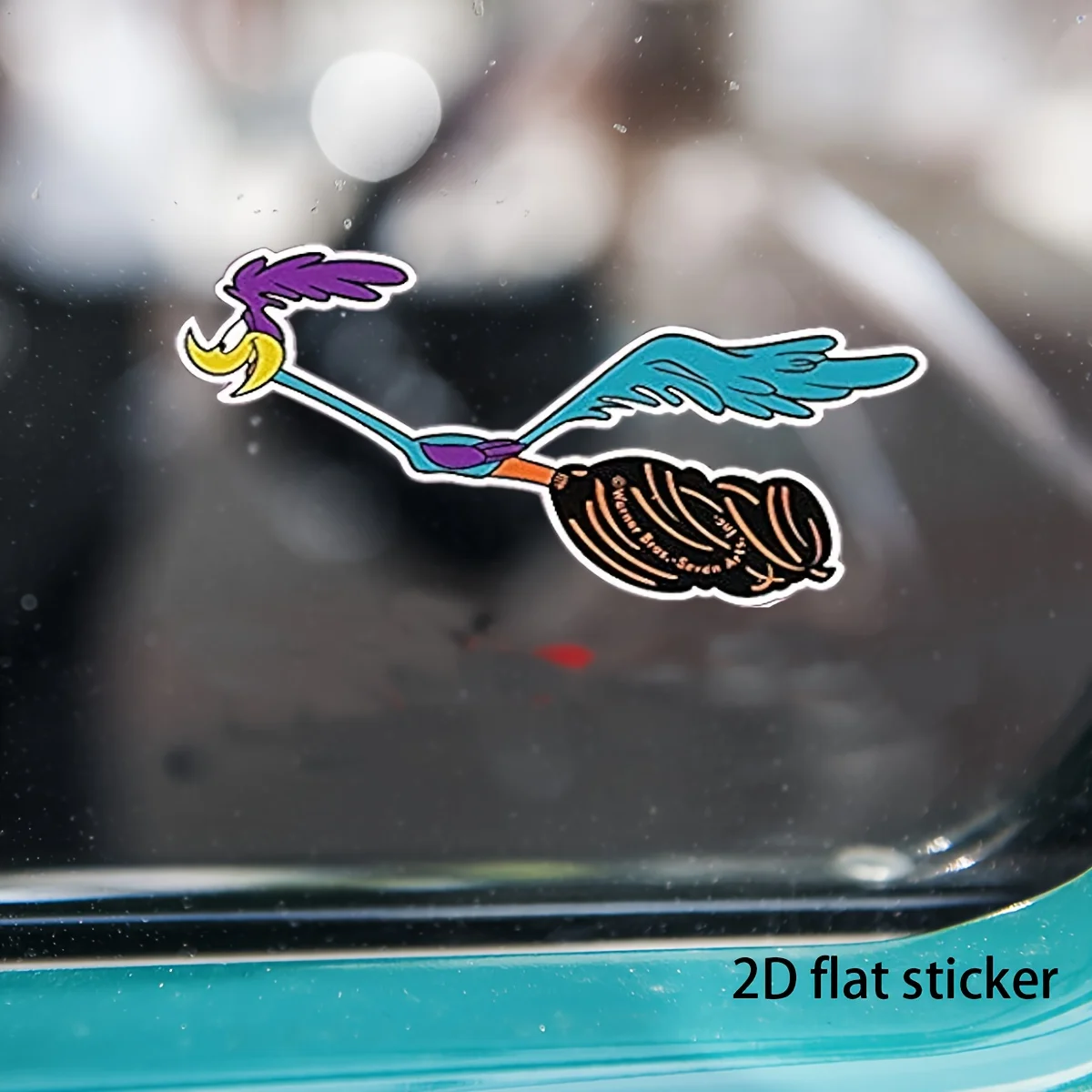 

1 шт., плоская наклейка с мультяшным рисунком лорака, 2D (красочная) - декоративная виниловая наклейка для окон автомобиля и ежедневных украшений