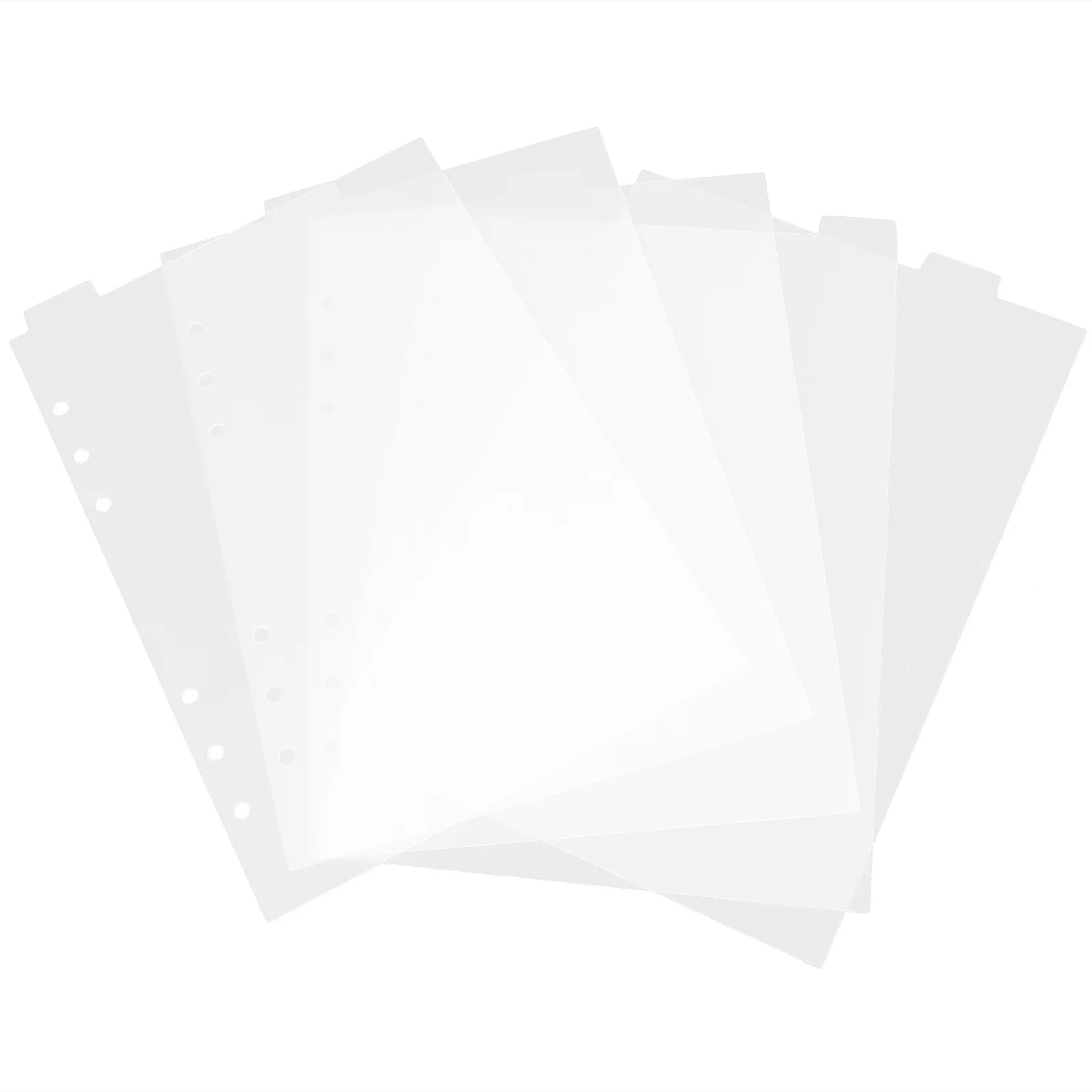 A5 Notebook Partition Baffle Detachable Binder Tabs Accessory Label Dividers Pvc Page Index Office