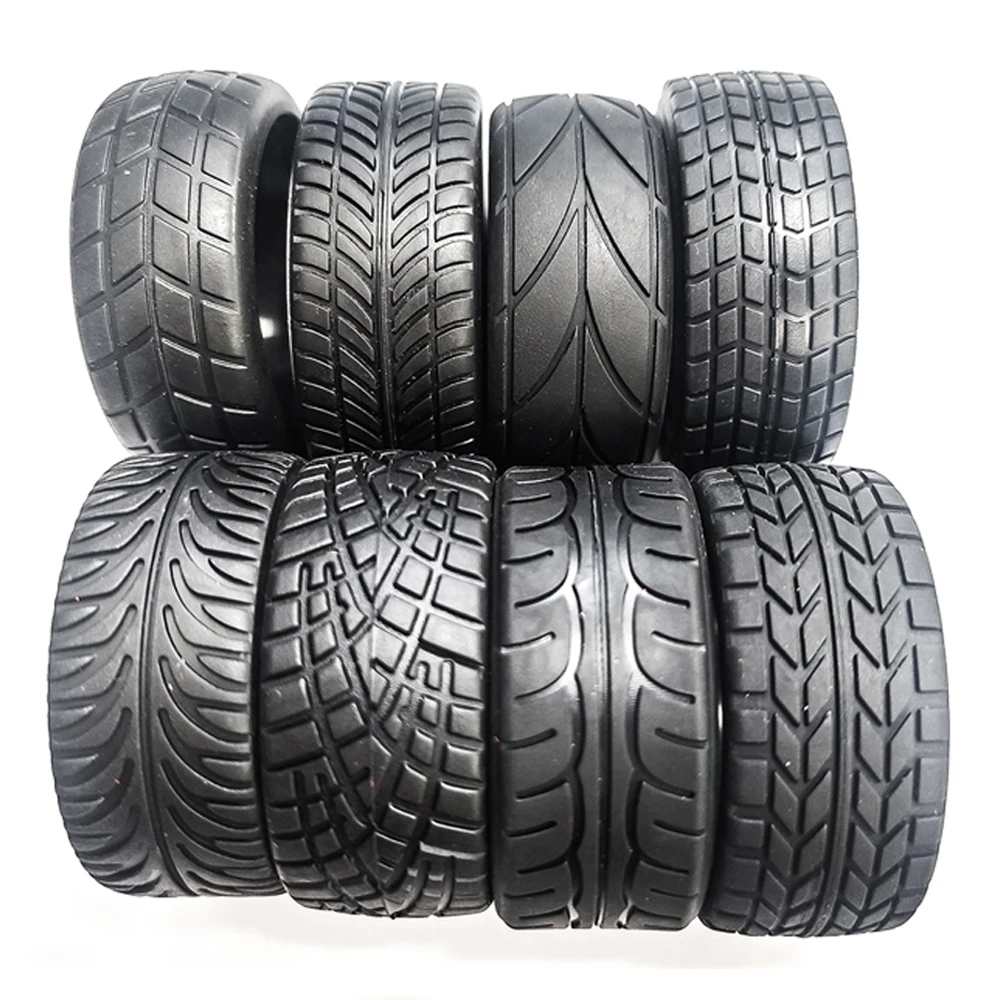 

1:10 RC Drift Car Tires 65MM - Hard Abrasion Resistant Tyre (0° & 3° Camber) - Fits HSP, HPI, Tamiya, Redcat, Yokomo, D4/D5/XIS