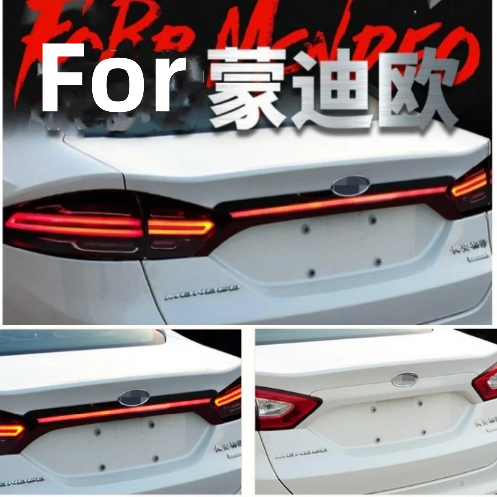 

LED through Tail Lamp Brake Breathing Light For Ford Fusion / Mondeo 2013 2014 2015 2016 2017 2018 2019 Dynamic Animation DRL