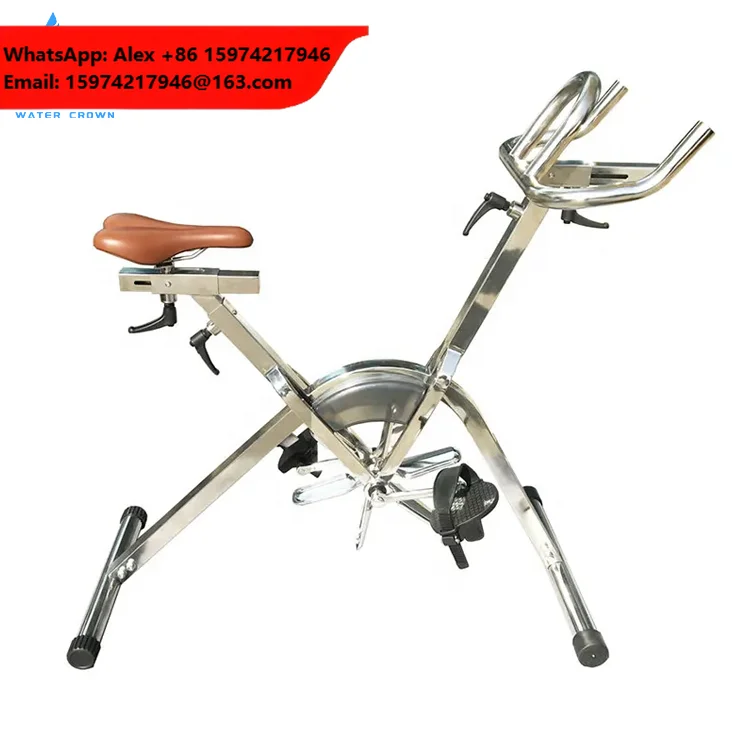Durable Stainless Steel 304 316 Water Bike Aquabike For Adults Children ABS Crown Underwater Exercise Equipment For Swimming
