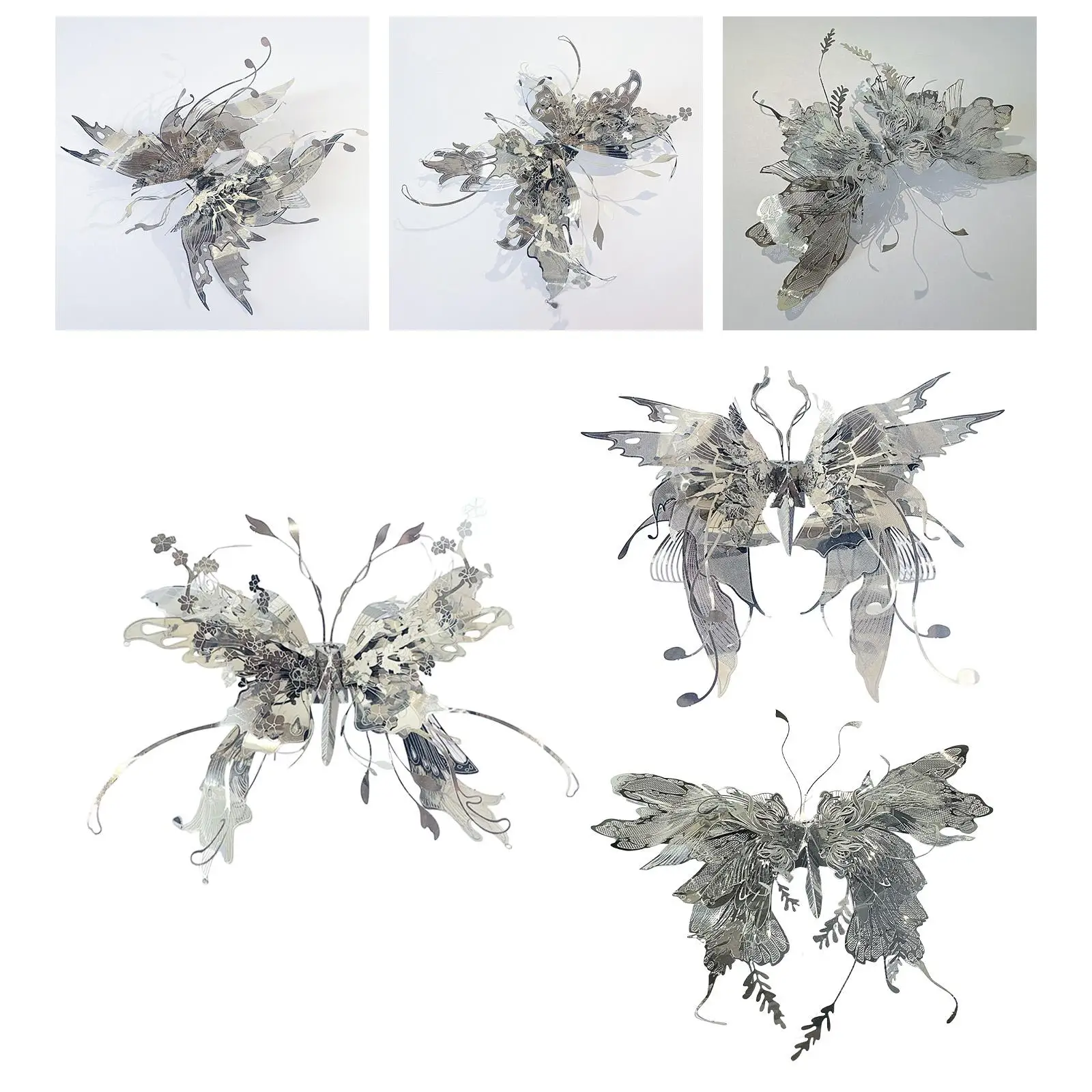 Puzzle 3D a farfalla, novità Collezioni di decorazioni per la casa artigianali fai-da-te per adulti Kit modello creativo in metallo per regalo di compleanno