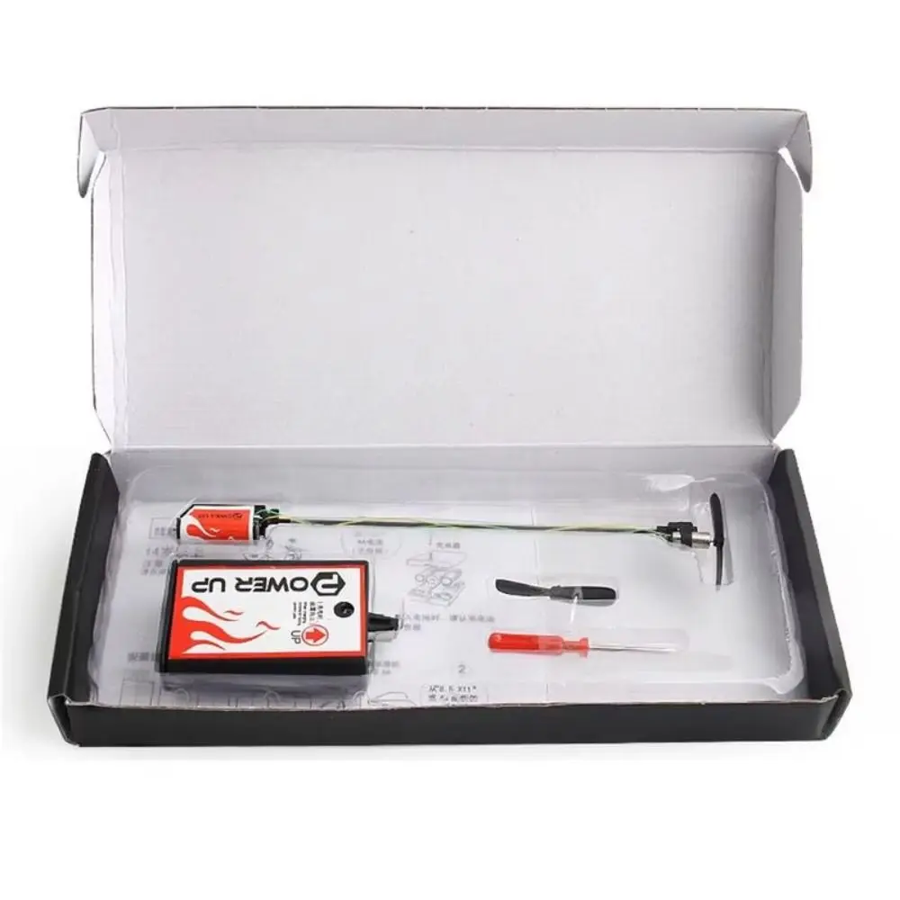 Handwerpen Vliegtuig Elektrisch Model Motor Power Ontwikkelen Cognitie Vouwpapier Vliegtuig DIY Vliegtuig Vliegend Speelgoed Papieren Vliegtuig