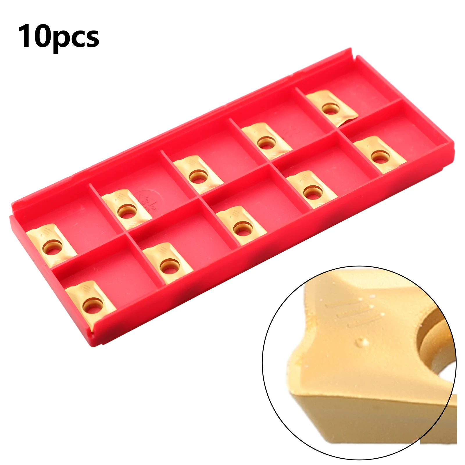 10pcs R390-17 04 08M-PM 1025 Indexable Carbide Cutter Inserts For Semi-finishing And Finishing Precision Grinding Manual Inspect