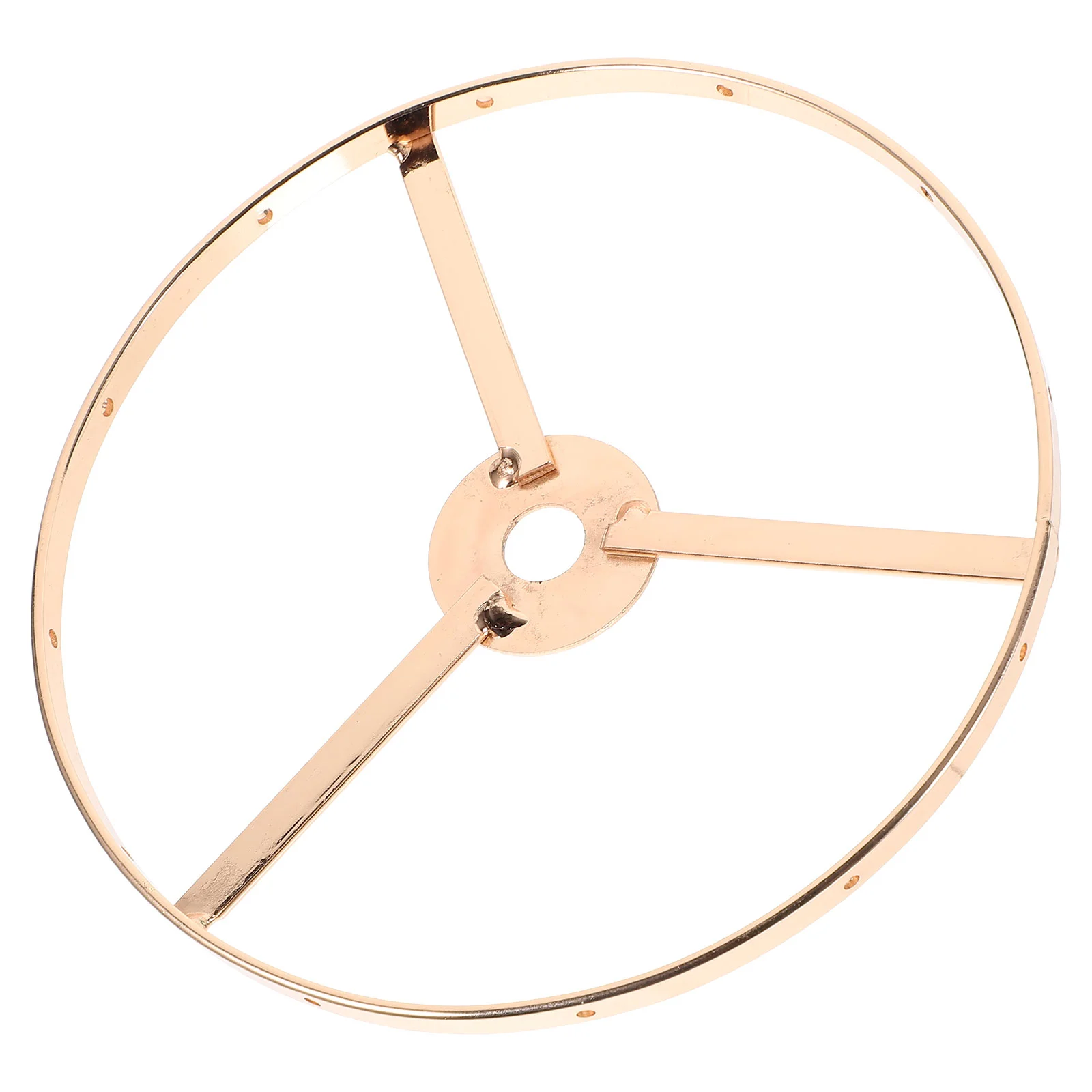 1PC E27 Lampshade Frame 13cm Diameter Iron Chandelier Accessory for Table Floor Home Pendant Projects Rust for