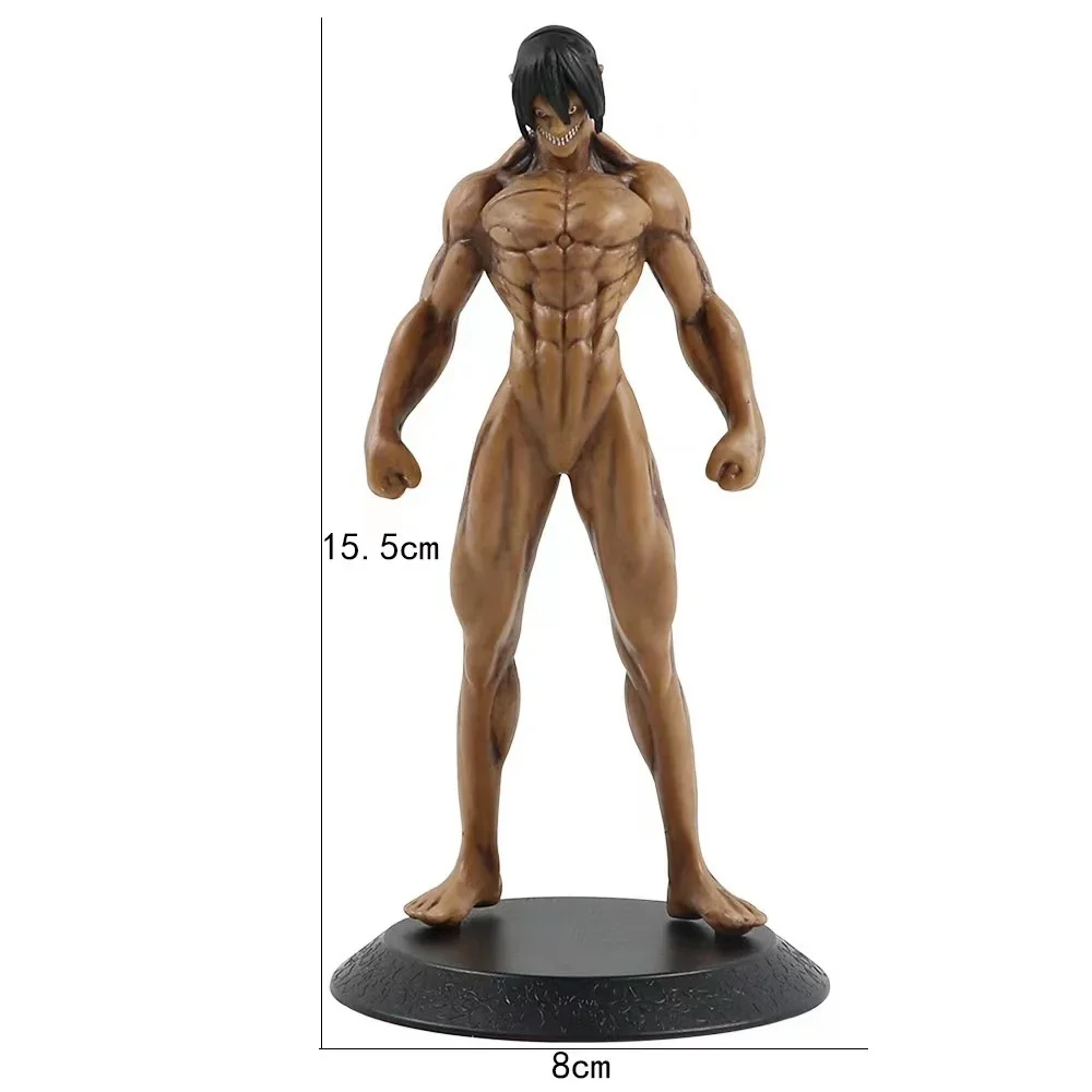 Attacco su Titano Eren Jaeger Giant ver. Action Figure Modello da collezione Doll Figure Giocattoli per bambini Regalo di Natale