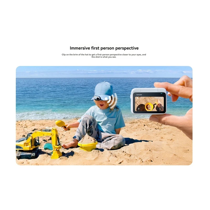 Smart-For Insta360 GO 3S / GO 3 클립 마운트 모자 클립 퀵 릴리스 클램프 마그네틱 프레임 고정 홀더 엄지 카메라 액세서리