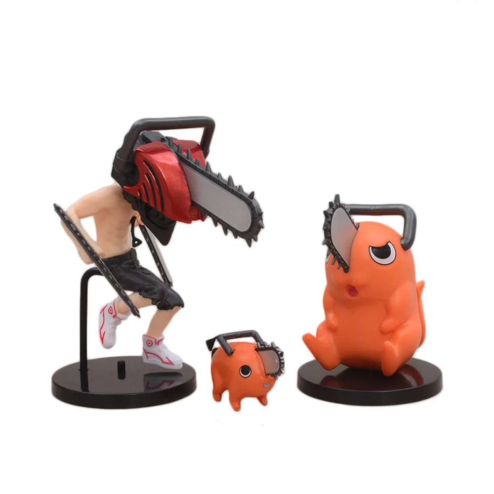 FujimPain-hypothécaire suki Chainsaw Man, Denji Pochita, Hot Comic, Anime Cute Figure, Model Toys, Gift, 3Pcs Set