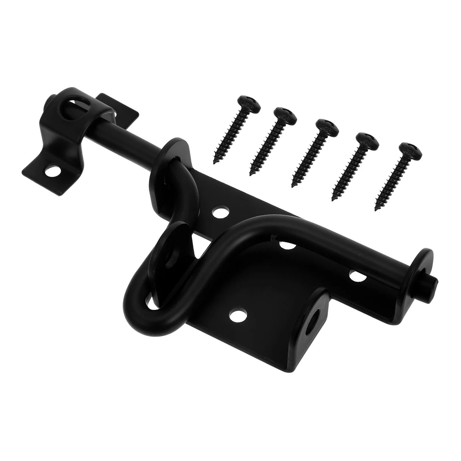 

1Set Heavy Duty Door Bolt Latch Carbon Steel Fence Gate Lock for Farm Wood Shed Outdoor Sliding Gate Garden Hardware