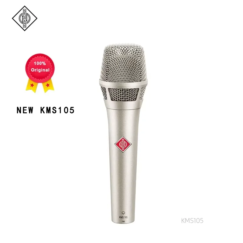 100% Original Brand Kms105 Capacitor Microphone Host Live Recording Performance Professional Karaoke Condenser Microphone