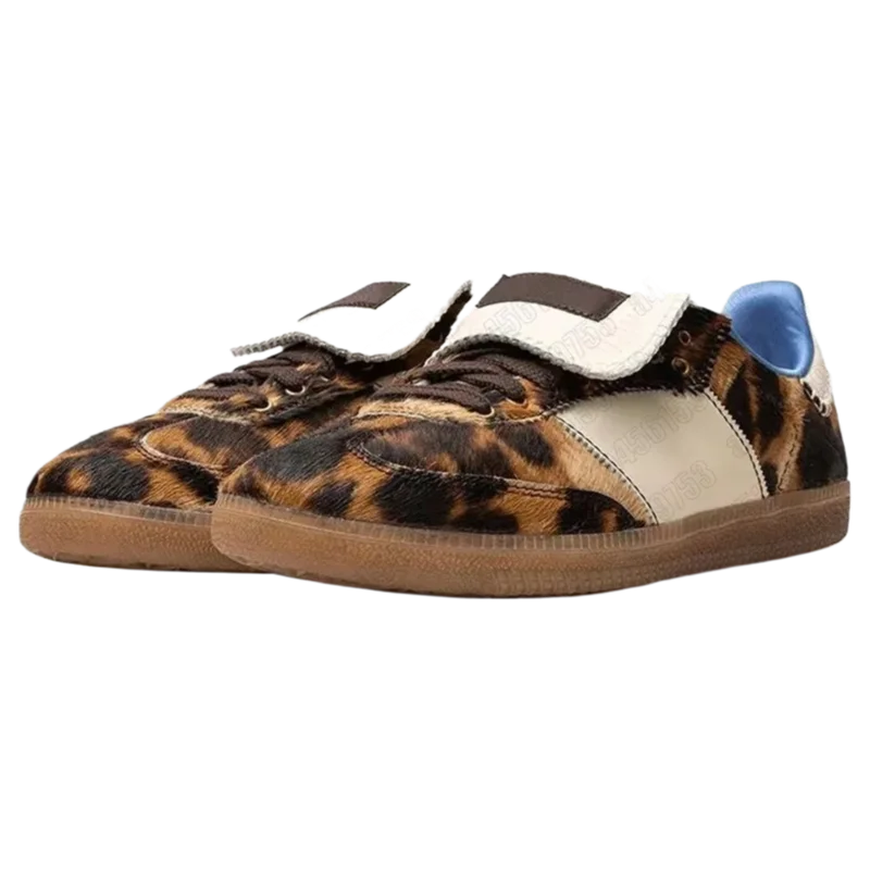 أحذية رياضية كلاسيكية من Sambas مصنوعة من الجلد الأبيض الأصلي للرجال والنساء أحذية كرة قدم داخلية ملابس غير رسمية منخفضة ‮ 54-63 إيزيس أديداس