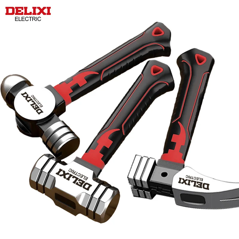 DELIXI ECECTRIC Multifunctional Mini Claw Hammer, Anti Slip And Shockproof Hammer, Professional,Magnetic Woodworking Manual Tool