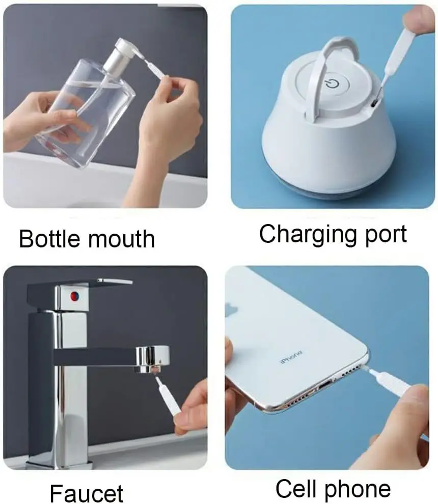 Phone Charging Port Cleaning Kit Dust Plug PC Cleaners Tool Type C Speaker Dust Mesh Sticker Cleaner for iPhone iPad IOS Samsung