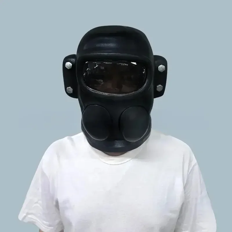 ashed@New 2025 Game Lethal Company Косплей Маска Хэллоуин Взрослый Латексный Шлем Персонаж Карнавальное Платье Костюм РеквизитCOSda@
