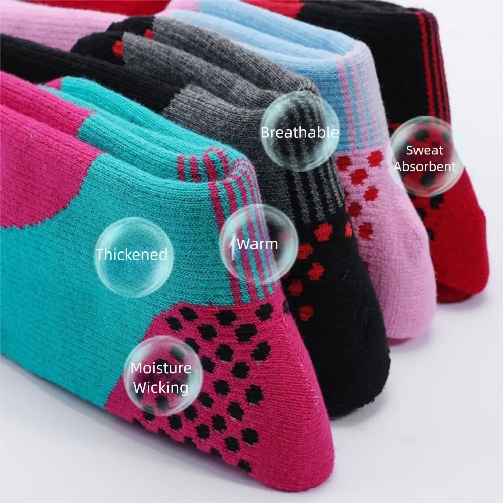 

Cotton Thermal Ski Socks Sweat Absorption Winter Warm Thicker Warm Sport Socks Breathable Anti Odor